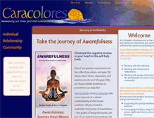 Tablet Screenshot of caracolores.com